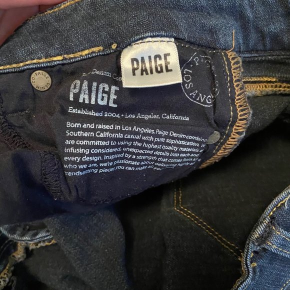 Paige Designer Verdugo Ankle Jeans - Goin Steady - Size 26 - Picture 6 of 7